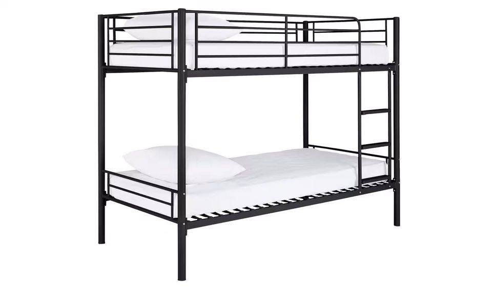 Mason Metal Bunk Bed Frame - Black